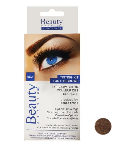 کیت رنگ ابرو بیوتی شماره BN 4 حجم 20 میلی لیتر رنگ قهوه ای روشن